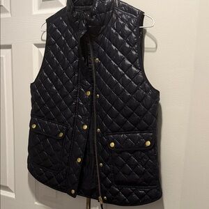 J. Crew Dark Quilted Outerwear